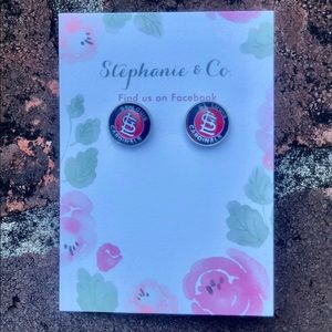 St. Louis Cardinals Stud Earrings